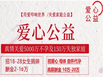 儋州捐卵助孕生子 爱心志愿者招募